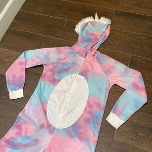 Unicorn Hoodie Onesie Pajamas from Cozy Zoe - M